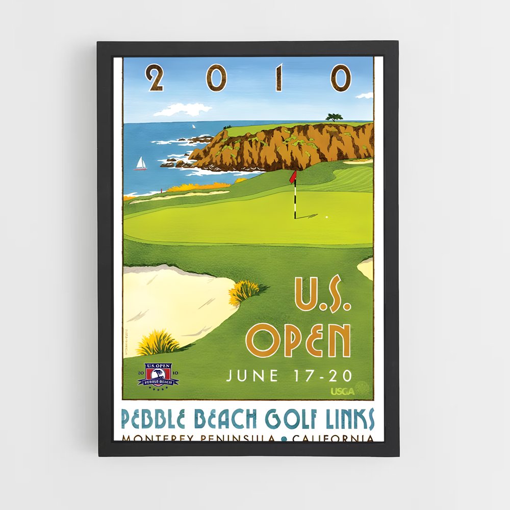 Poster Pebble Beach: The Masters – affiche Golf (vue 2)